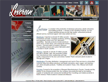 Tablet Screenshot of loxcreen.com